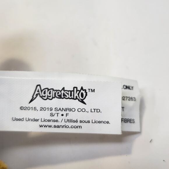 Sanrio Aggretsuko Retsuko 7 inch Plush Soft Toy Stuffed Doll Character New - Picture 5 of 5